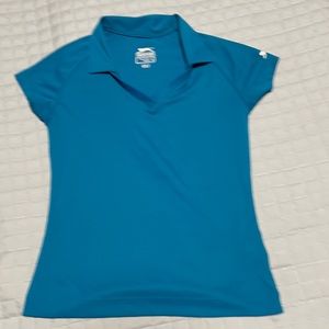 Slazenger turquoise golf shirt